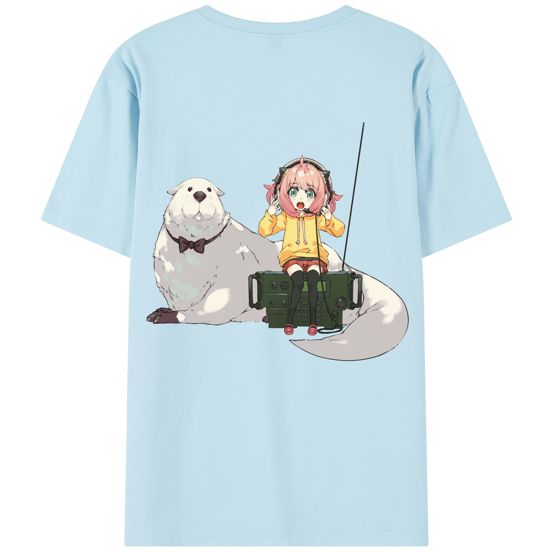 （画像用） SPY×FAMILY间谍家家酒 綿100％半袖Tシャツ（背面プリント）